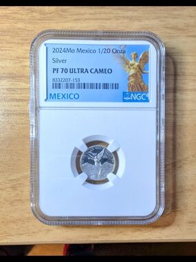 2024 Mexico 1/20 Onza Silver PF70 Ultra Cameo - Silver